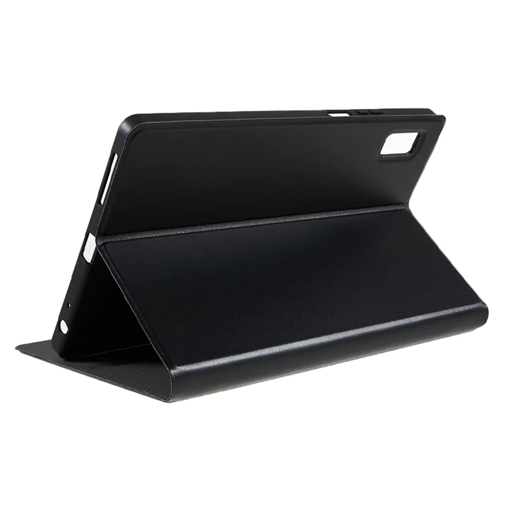 For Lenovo Tab M9 PU Leather Tablet Case Foldable Stand Protective Tablet Cover - Black - Image 4