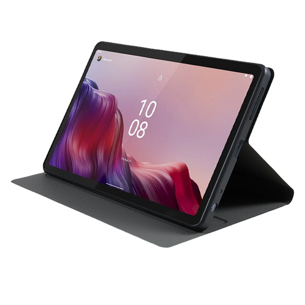 For Lenovo Tab M9 PU Leather Tablet Case Foldable Stand Protective Tablet Cover - Rose Gold - Image 5