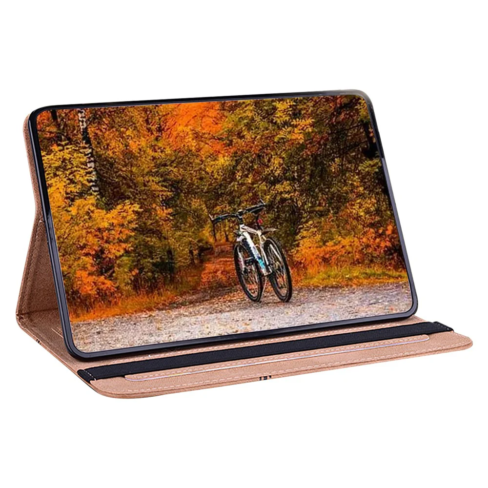 For Lenovo Tab M9 Shockproof Case Pattern Print Leather Tablet Cover with Stand - Black Horse - Image 3