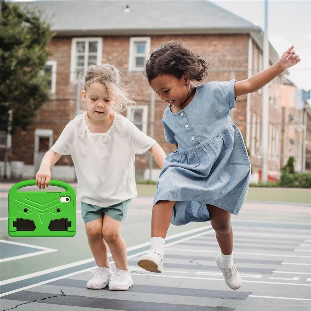 For Lenovo Tab M9 Sparrow Style EVA Case Foldable Kickstand Tablet Protective Cover with Portable Handle - Green - Image 7