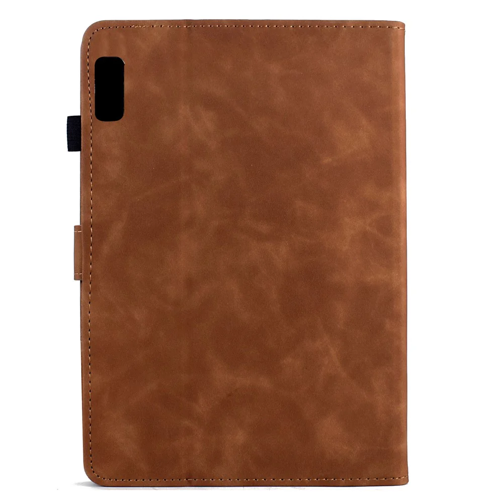 For Lenovo Tab M9 TB-310FU Case Mandala Imprinted Leather Tablet Cover with Card Slots - Brown - Image 7