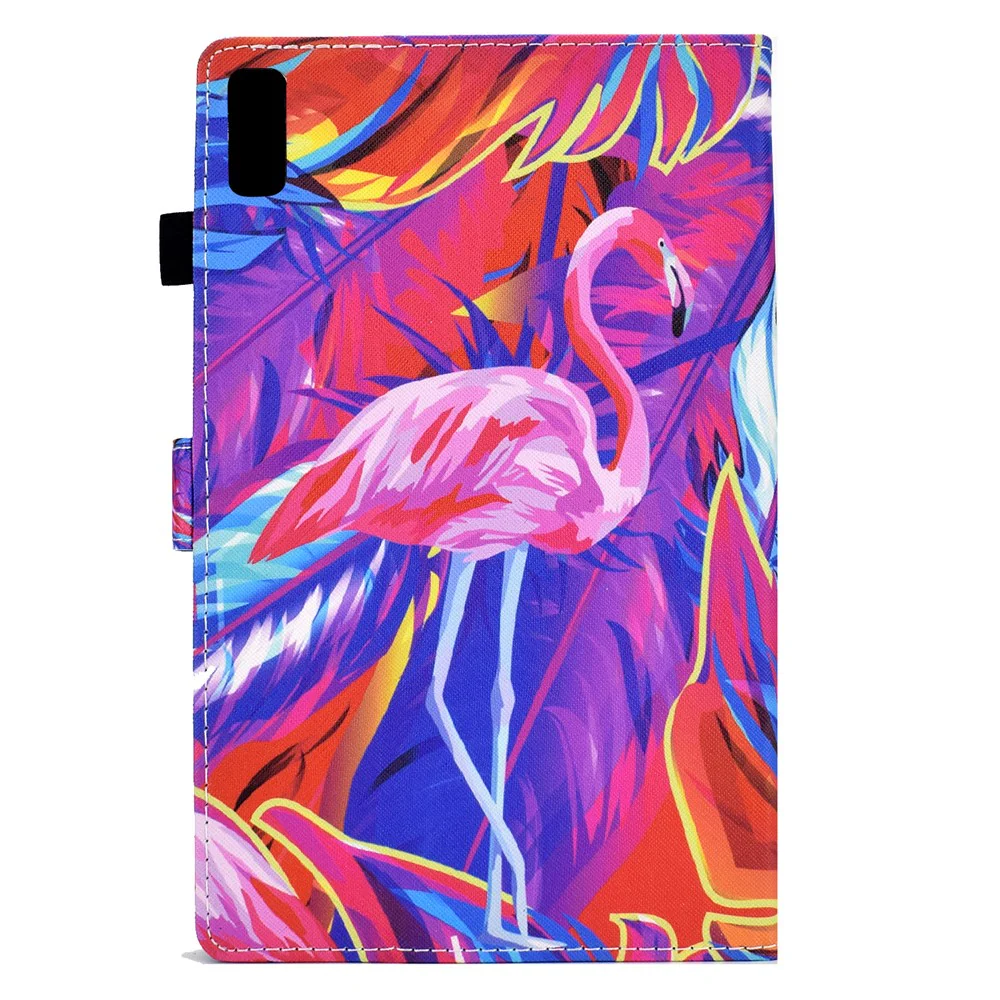 For Lenovo Tab M9 TB-310FU PU Leather Tablet Case A2 Pattern Printing Stand Card Slot Cover - Bird - Image 3