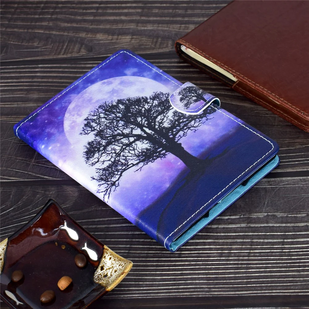 For Lenovo Tab M9 TB-310FU PU Leather Tablet Case A2 Pattern Printing Stand Card Slot Cover - Life Tree - Image 8