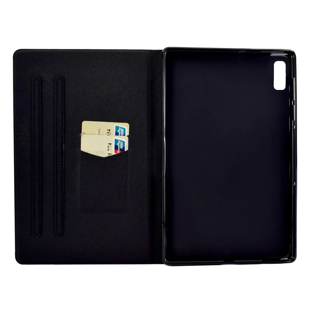 For Lenovo Tab M9 TB-310FU PU Leather Tablet Case A4 Pattern Printing Stand Card Holder Cover - Cat - Image 6