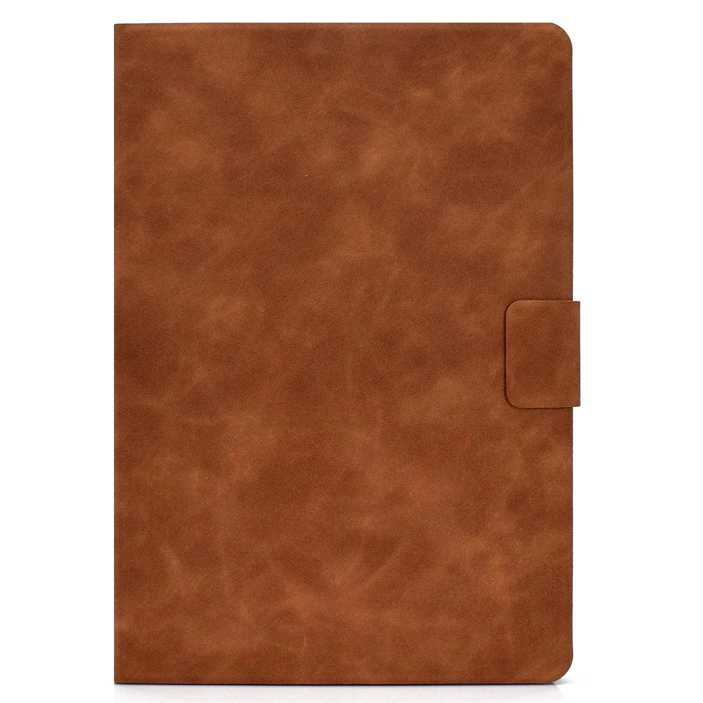 For Lenovo Tab M9 TB-310FU PU Leather Tablet Case A7 Cowhide Texture Protective Cover with Card Holder - Brown - Image 2