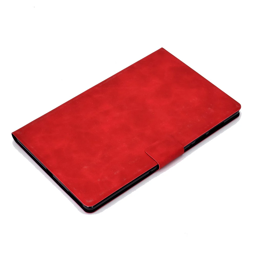 For Lenovo Tab M9 TB-310FU PU Leather Tablet Case A7 Cowhide Texture Protective Cover with Card Holder - Red - Image 6