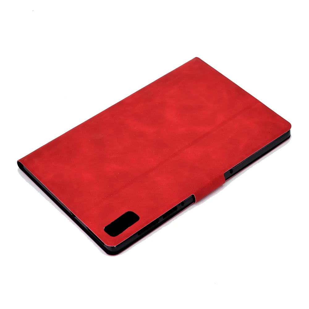For Lenovo Tab M9 TB-310FU PU Leather Tablet Case A7 Cowhide Texture Protective Cover with Card Holder - Red - Image 7