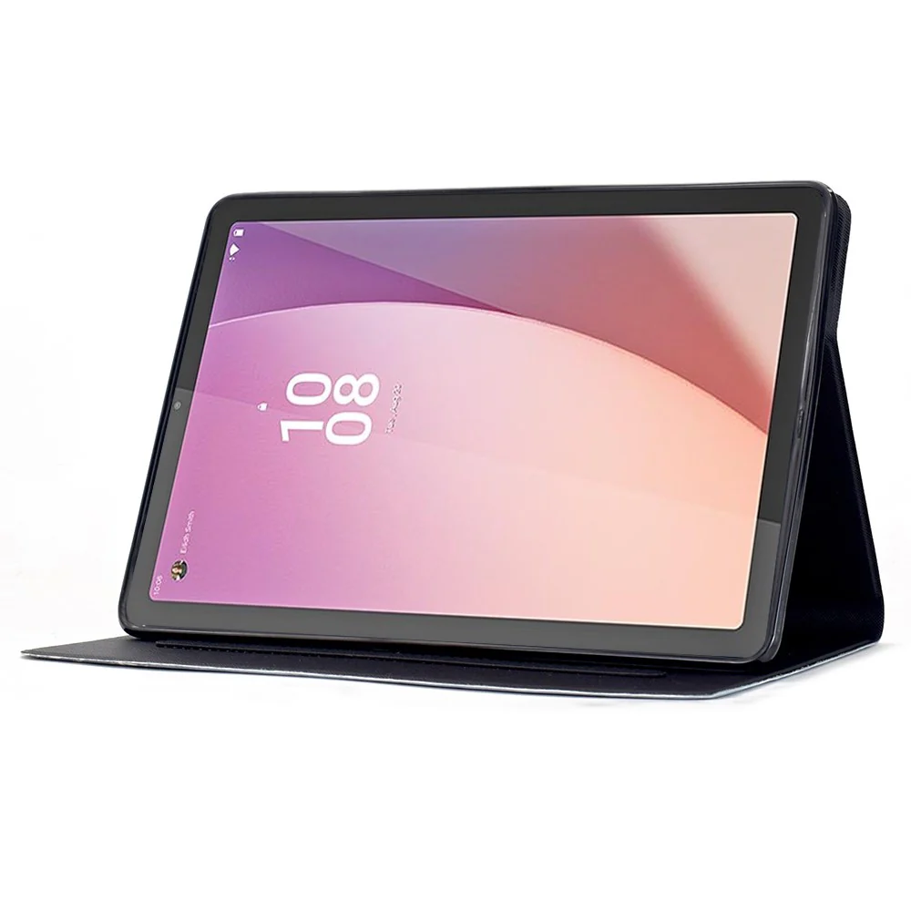 For Lenovo Tab M9 TB-310FU Stand Case Pattern Printing Tablet Leather Cover with Auto Wake / Sleep - Nebula - Image 3