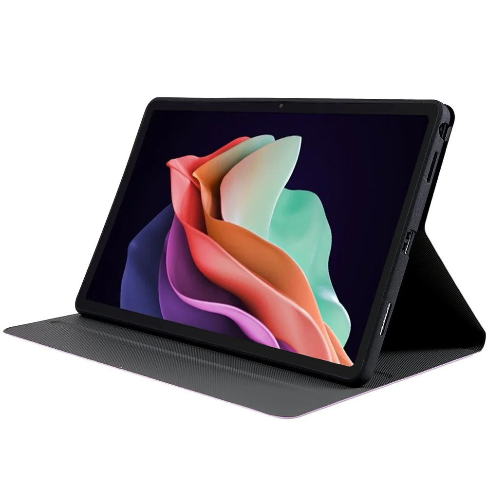 For Lenovo Tab P11.5 Plus 2023 Drop-proof PU Leather Flip Tablet Case Stand Protective Cover - Purple - Image 6