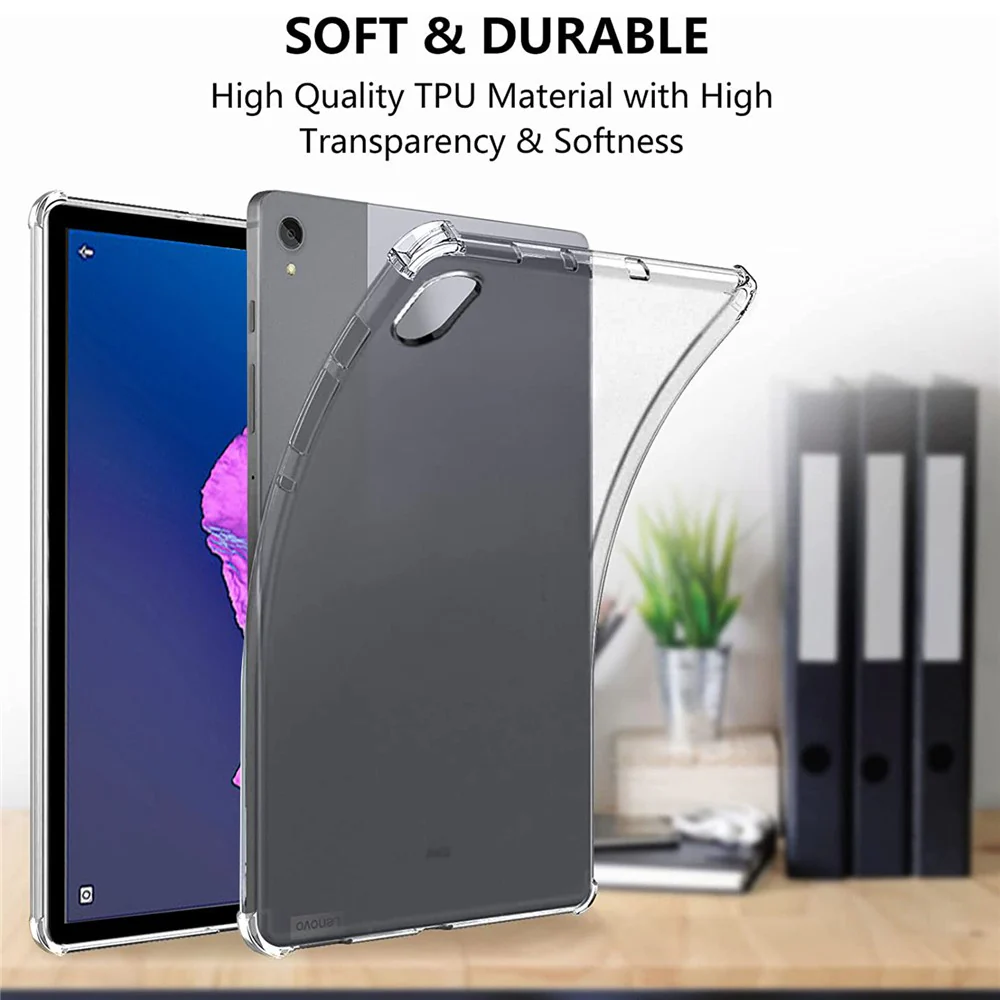 For Lenovo Tab P11 5G TPU Tablet Case Reinforced Corners Drop-proof Clear Tablet Cover - Image 3