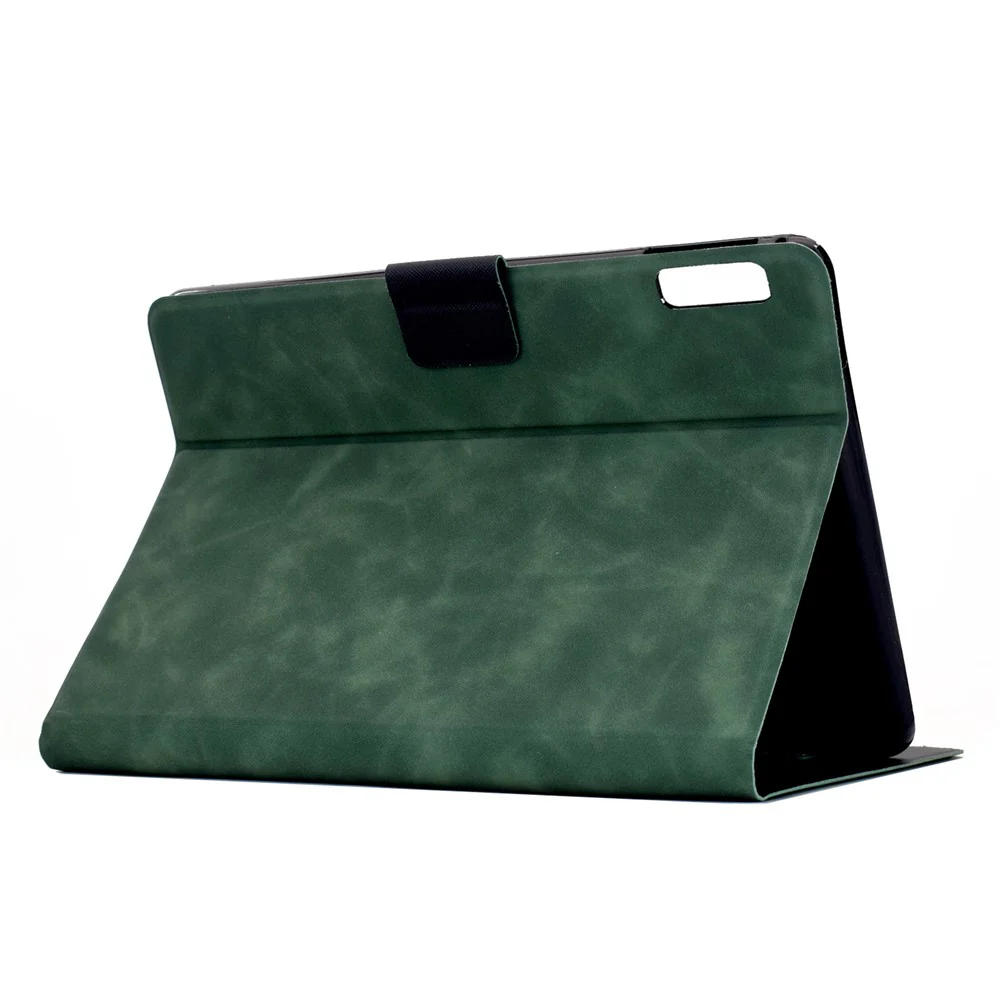 For Lenovo Tab P11 Gen 2 Case PU Leather Tablet Cover with Card Slots - Green - Image 3