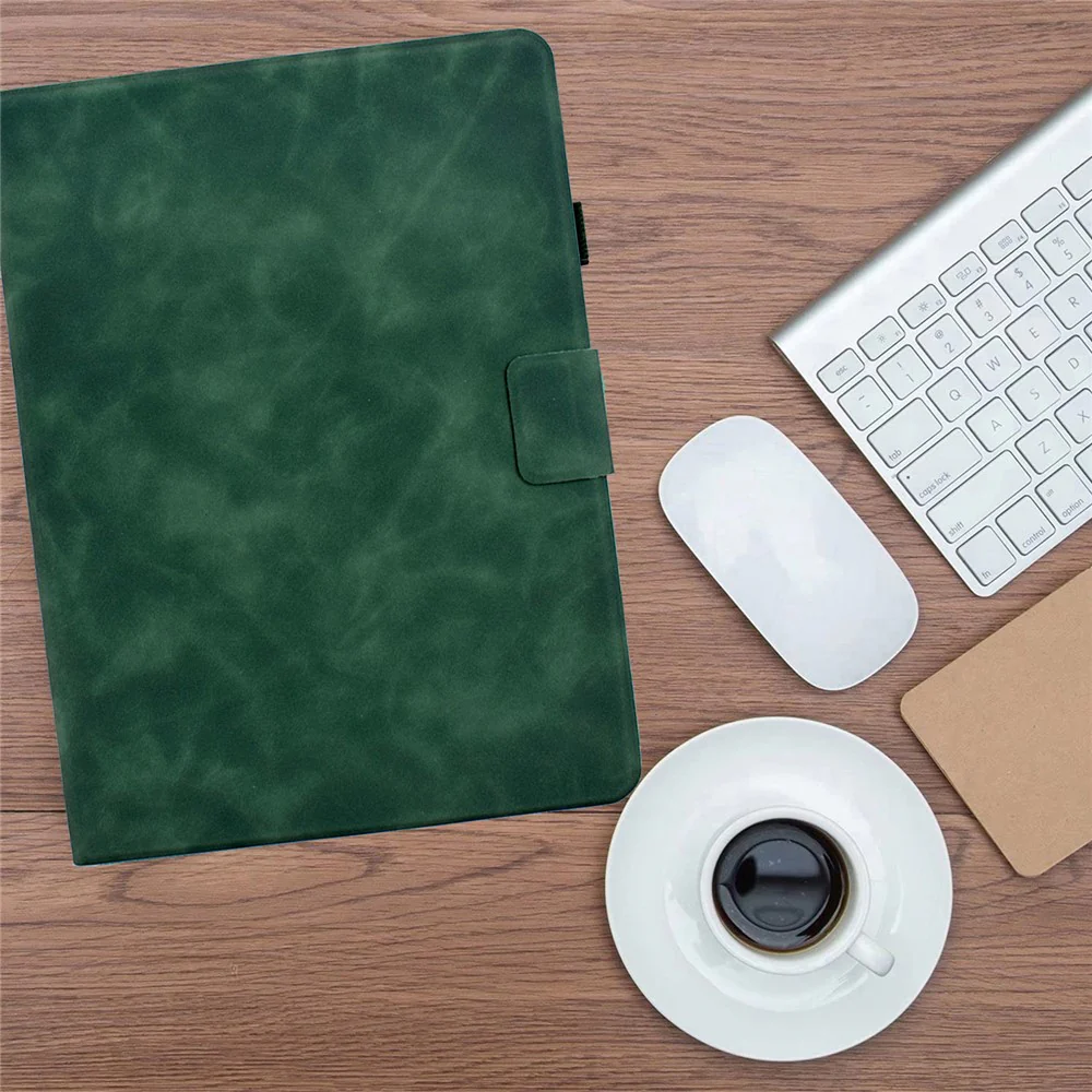 For Lenovo Tab P11 Gen 2 Case PU Leather Tablet Cover with Card Slots - Green - Image 8