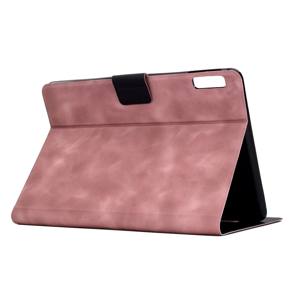For Lenovo Tab P11 Gen 2 Case PU Leather Tablet Cover with Card Slots - Pink - Image 3