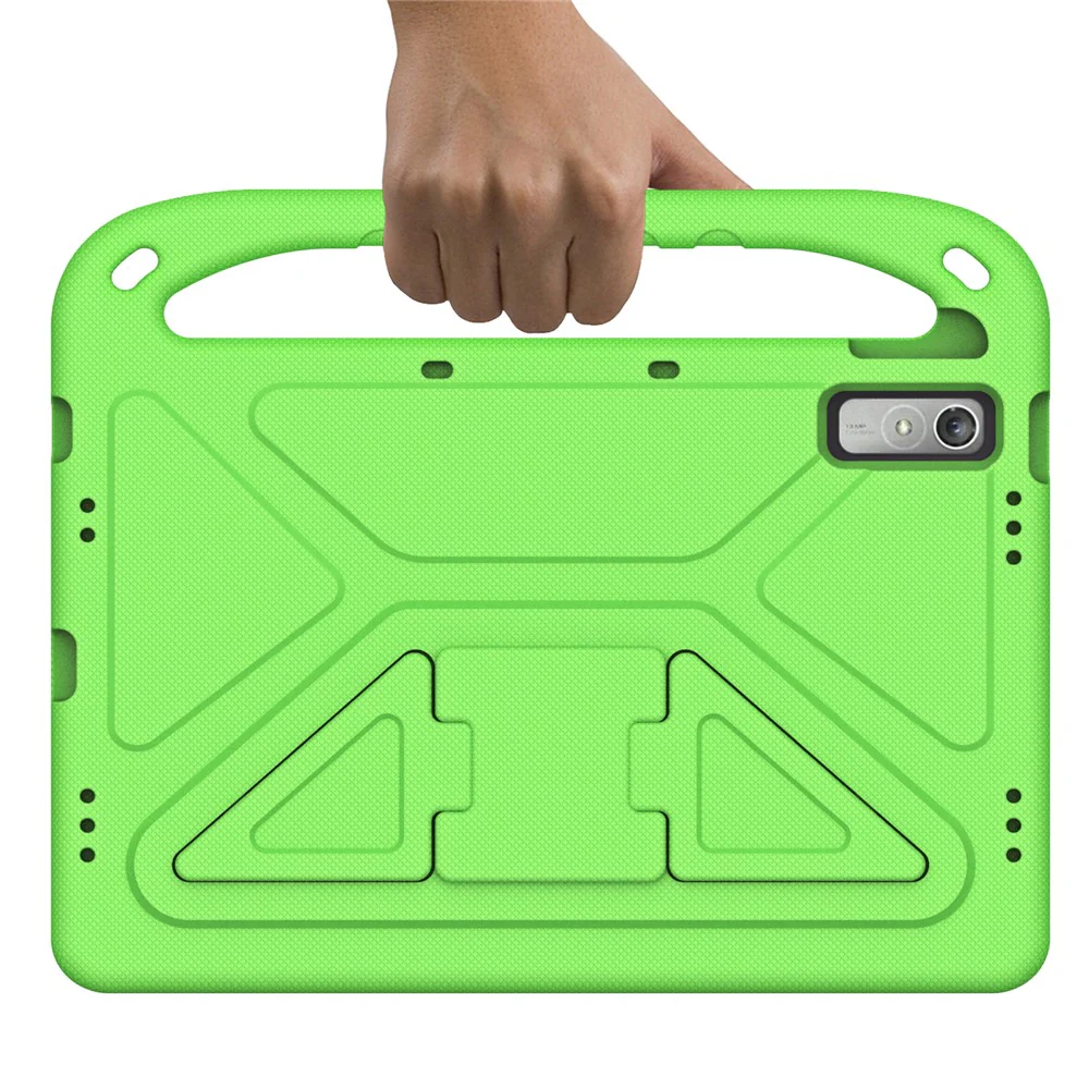 For Lenovo Tab P11 Gen 2 Hand Grip EVA Tablet Case Kickstand Shockproof Tablet Cover - Green - Image 5