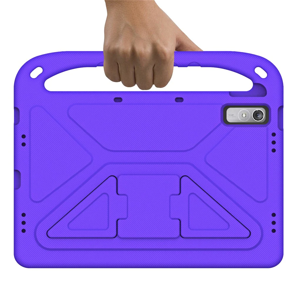For Lenovo Tab P11 Gen 2 Hand Grip EVA Tablet Case Kickstand Shockproof Tablet Cover - Purple - Image 5