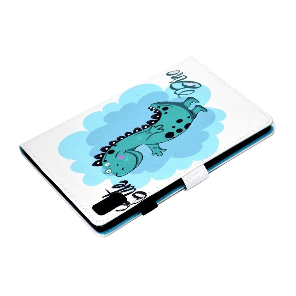 For Lenovo Tab P11 Gen 2 TB-350 A1 Pattern Printing Flip Cover PU Leather Stand Card Holder Tablet Case - Dinosaur - Image 7