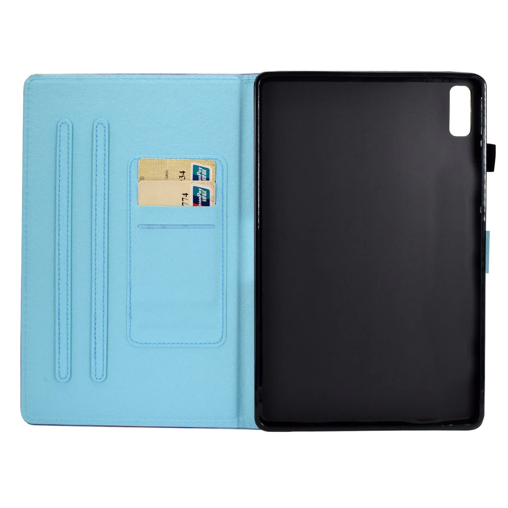 For Lenovo Tab P11 Gen 2 TB-350 A1 Pattern Printing Flip Cover PU Leather Stand Card Holder Tablet Case - Girl - Image 4