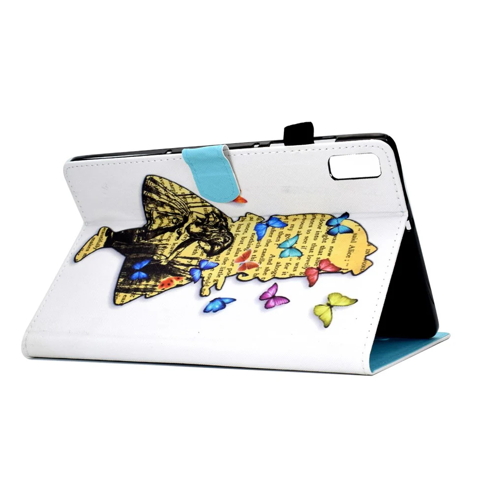 For Lenovo Tab P11 Gen 2 TB-350 A1 Pattern Printing Flip Cover PU Leather Stand Card Holder Tablet Case - Girl - Image 5