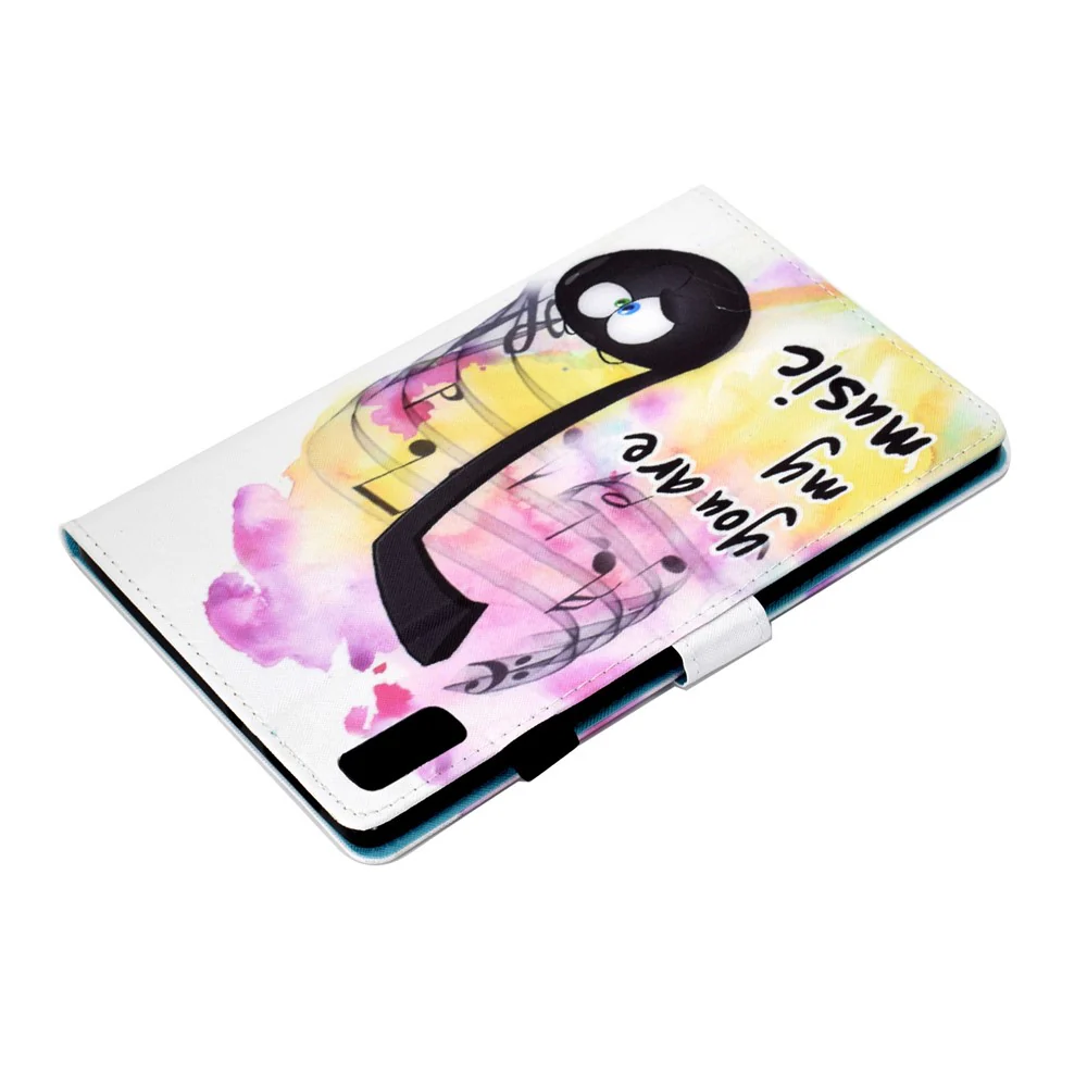 For Lenovo Tab P11 Gen 2 TB-350 A1 Pattern Printing Flip Cover PU Leather Stand Card Holder Tablet Case - Music - Image 7