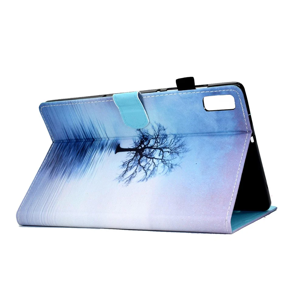 For Lenovo Tab P11 Gen 2 TB-350 A1 Pattern Printing Flip Cover PU Leather Stand Card Holder Tablet Case - Tree - Image 5