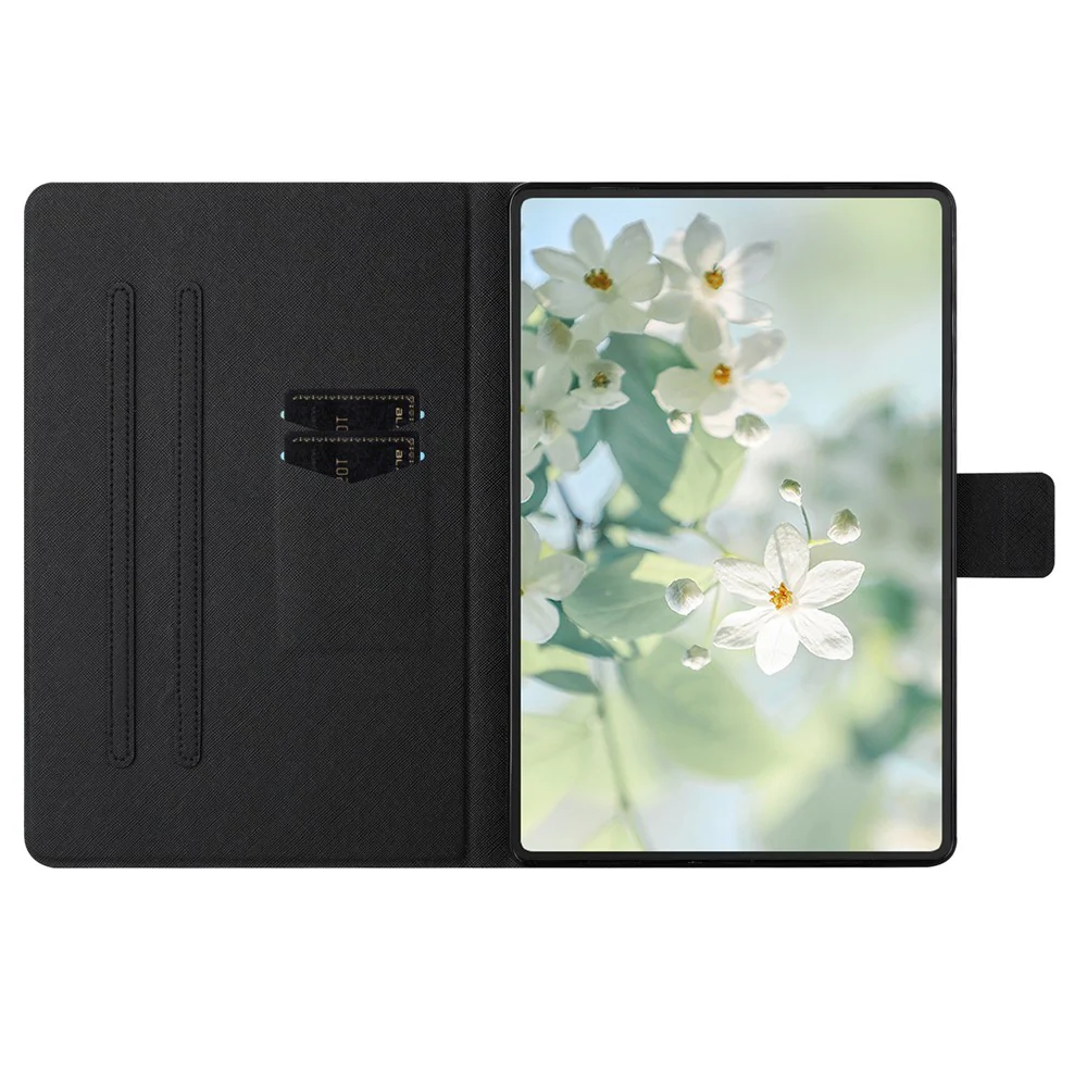 For Lenovo Tab P11 Gen 2 TB-350 Case Pattern Printed Stand Litchi Texture Leather Tablet Cover with Card Slots - Cat Claw - Image 3