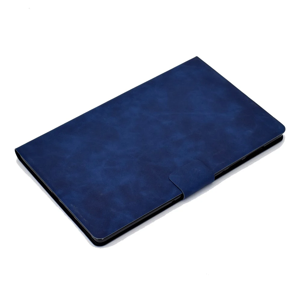 For Lenovo Tab P11 Gen 2 TB-350 PU Leather Magnetic Flip Case A7 Cowhide Texture Stand Tablet Cover with Card Holder - Blue - Image 6