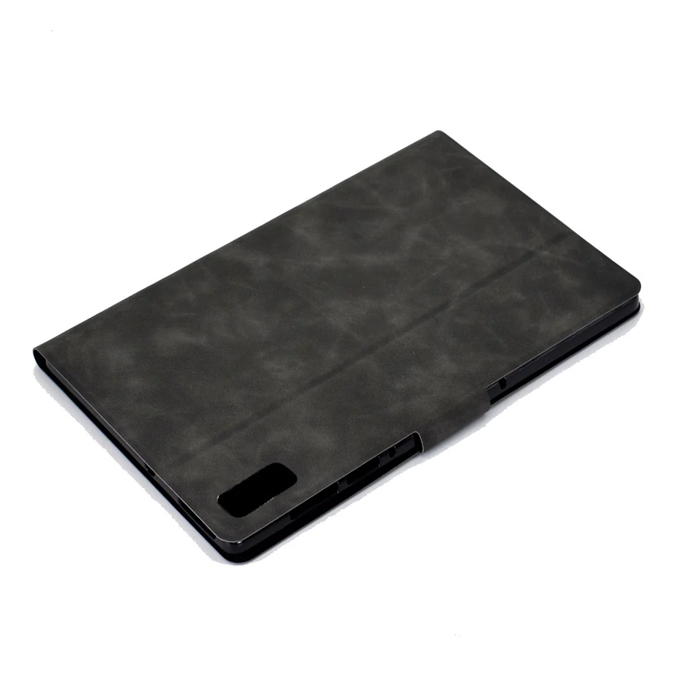 For Lenovo Tab P11 Gen 2 TB-350 PU Leather Magnetic Flip Case A7 Cowhide Texture Stand Tablet Cover with Card Holder - Grey - Image 7