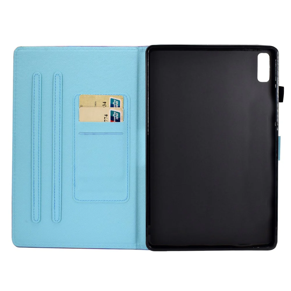 For Lenovo Tab P11 Gen 2 TB-350 PU Leather Protective Case A2 Pattern Printing Stand Tablet Cover with Card Holder - Butterfly - Image 4