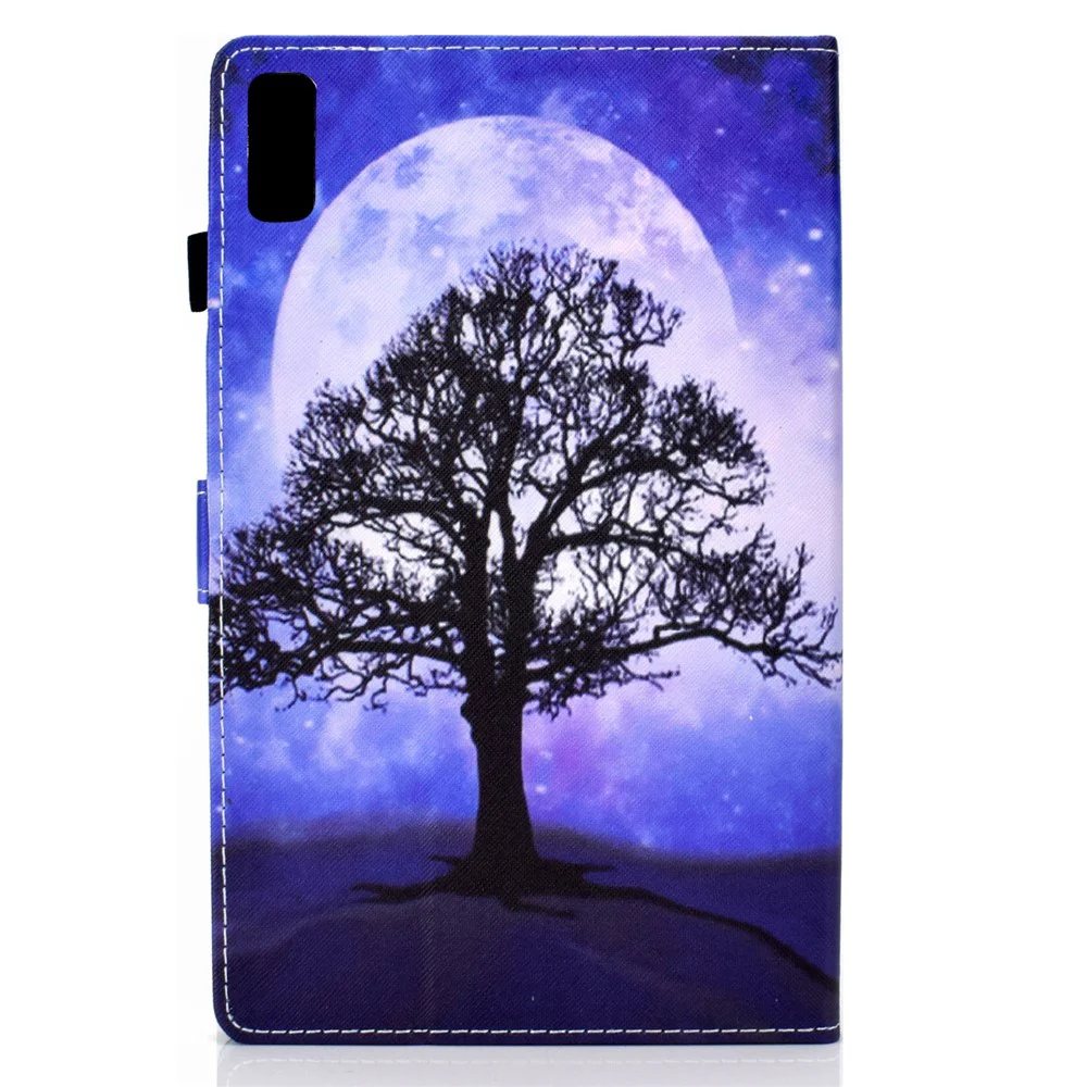 For Lenovo Tab P11 Gen 2 TB-350 PU Leather Protective Case A2 Pattern Printing Stand Tablet Cover with Card Holder - Life Tree - Image 3