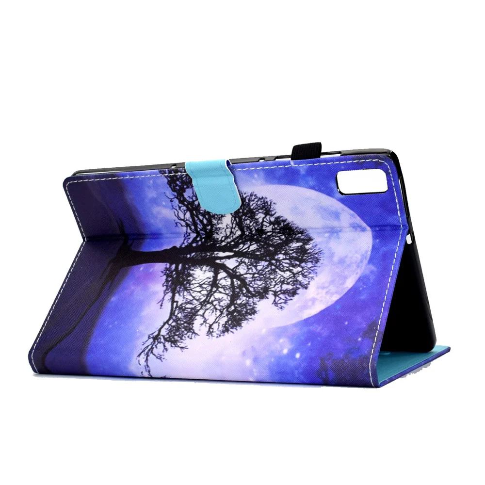 For Lenovo Tab P11 Gen 2 TB-350 PU Leather Protective Case A2 Pattern Printing Stand Tablet Cover with Card Holder - Life Tree - Image 5