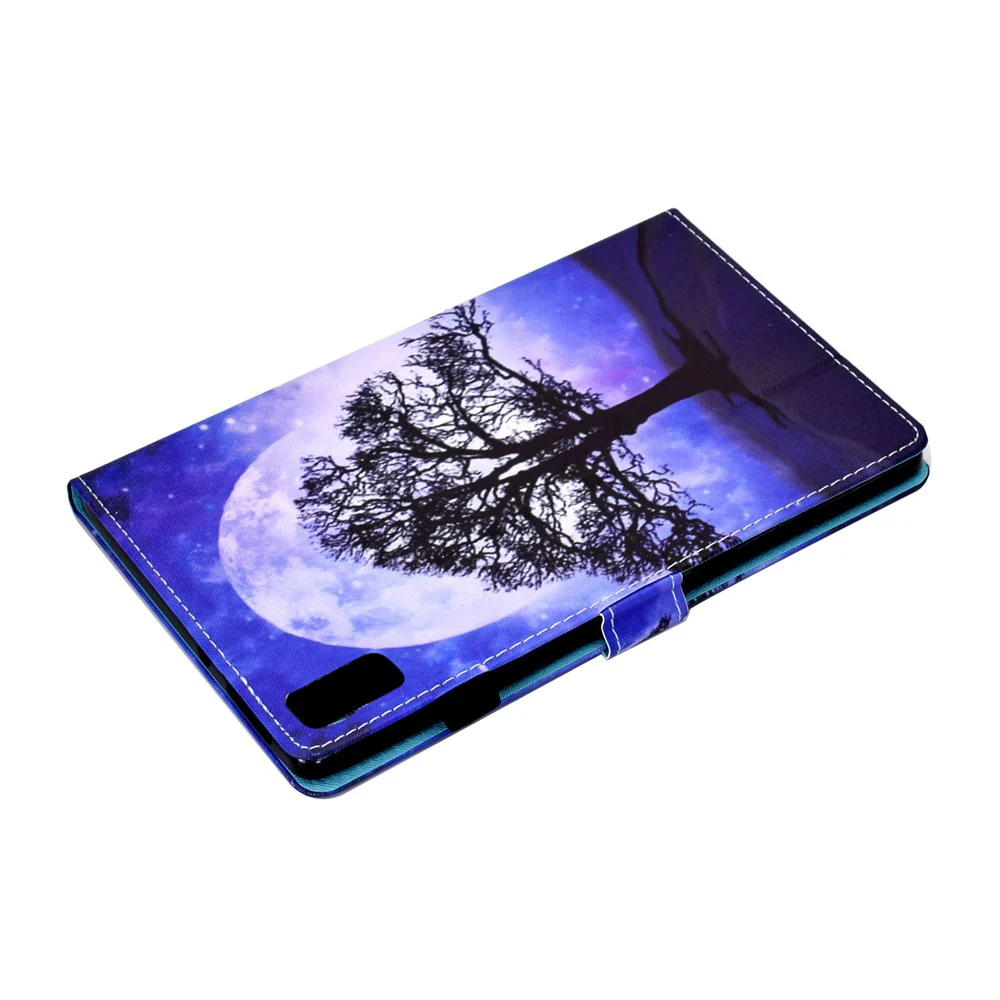 For Lenovo Tab P11 Gen 2 TB-350 PU Leather Protective Case A2 Pattern Printing Stand Tablet Cover with Card Holder - Life Tree - Image 7