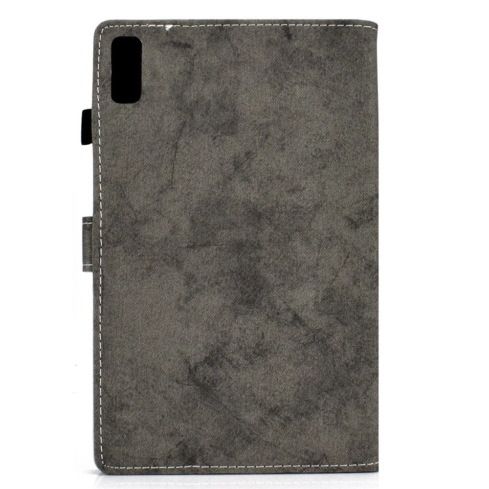 For Lenovo Tab P11 Gen 2 TB-350 Shockproof PU Leather Tablet Case A6 Cloth Texture Stand Card Slots Cover - Grey - Image 5