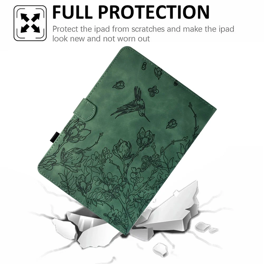 For Lenovo Tab P11 Gen 2 TB-350 / Xiaoxin Pad Plus (2023) Case Card Holder Leather Tablet Cover - Green - Image 7