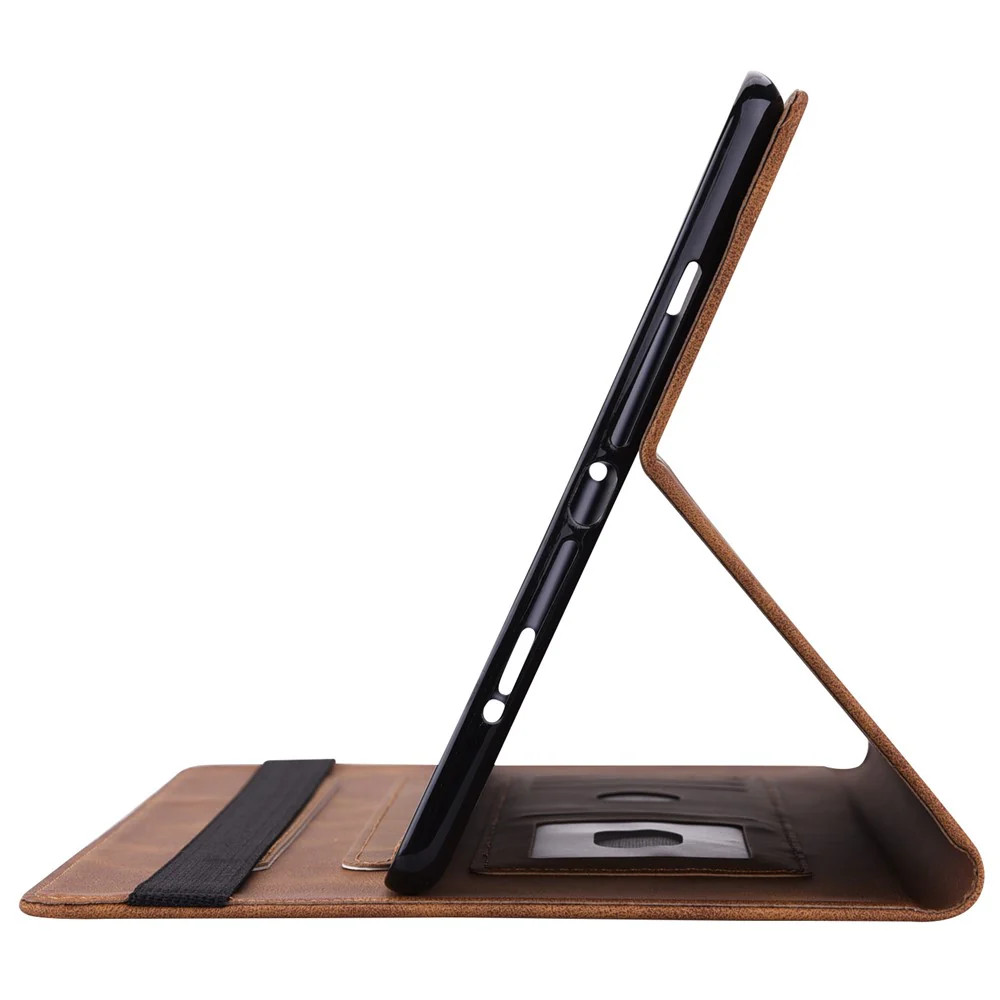 For Lenovo Tab P12 Case Butterfly Flower Imprinted PU Leather Stand Tablet Cover - Brown - Image 7