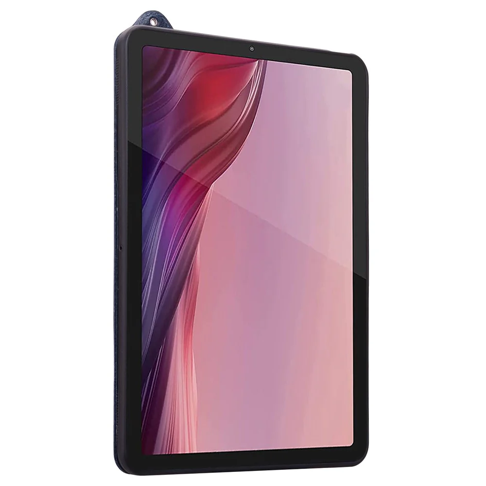 For Lenovo Tab P12 Case Hand Strap Kickstand Leather Tablet Cover - Blue - Image 3