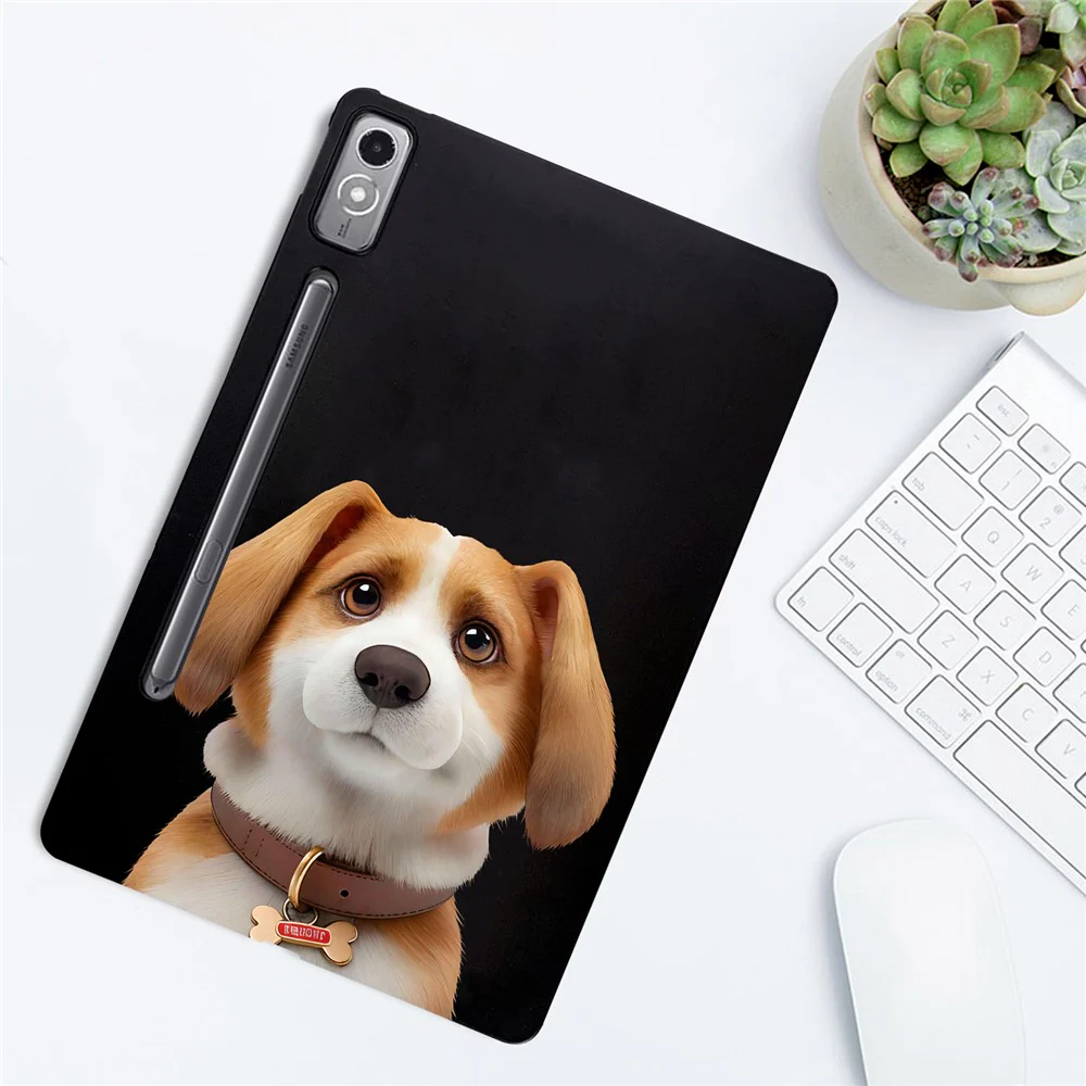For Lenovo Tab P12 Case Pattern Printing Slim TPU Tablet Protective Cover - Harrier Beagle - Image 4
