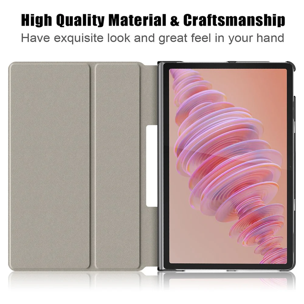 For Lenovo Tab Plus 11.5-inch TB351FU Case Heat Dissipation Stand Leather Tablet Cover - Black - Image 5