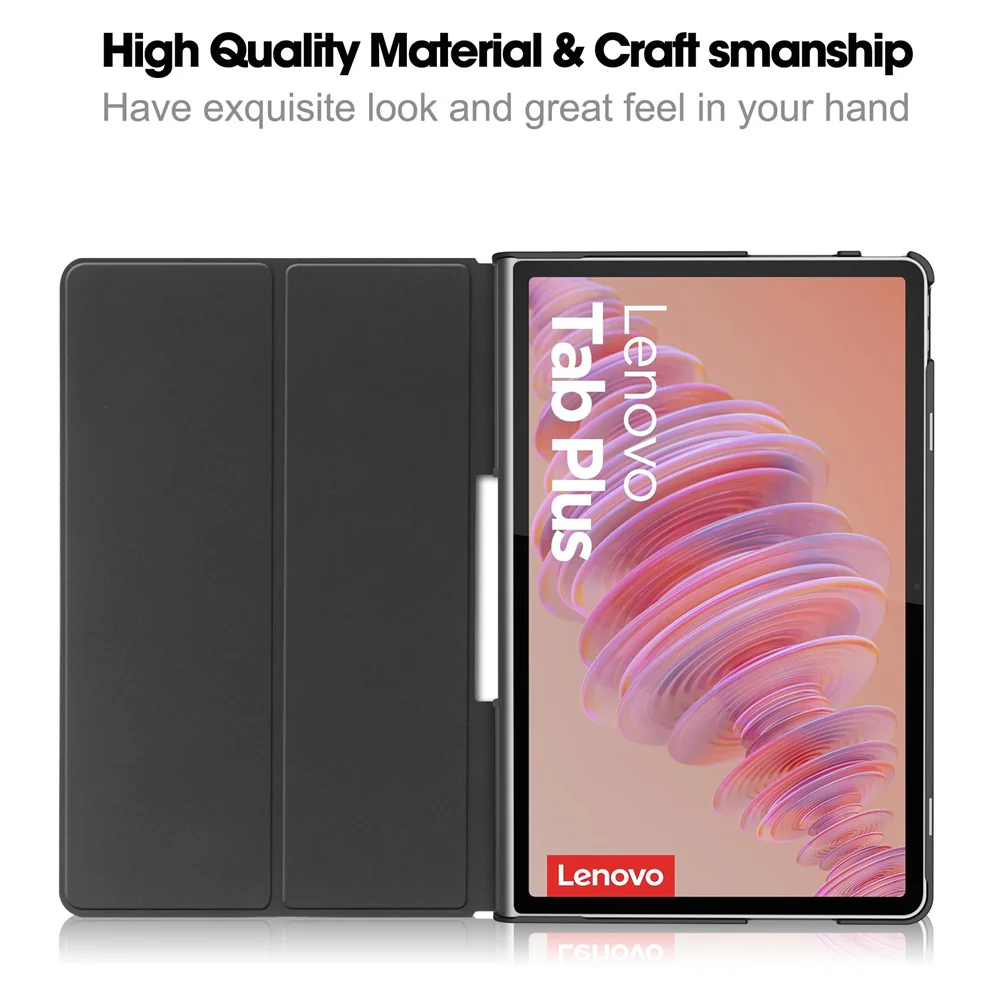 For Lenovo Tab Plus Stand Case Pattern Print Leather Tablet Cover - Graffiti - Image 2