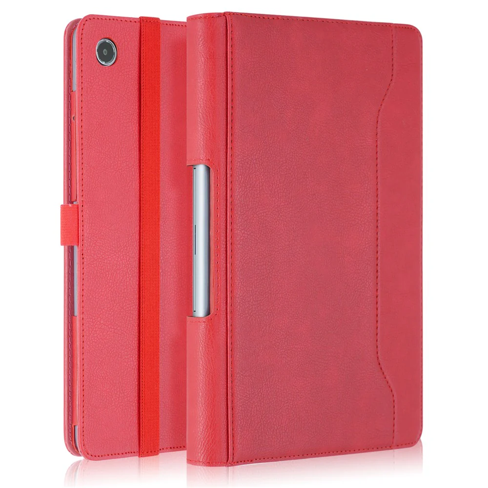 For Lenovo Tab Plus TB351FU / Xiaoxin Pad Studio 11.5 inch Case Stand PU Leather Tablet Phone Cover - Red - Image 2