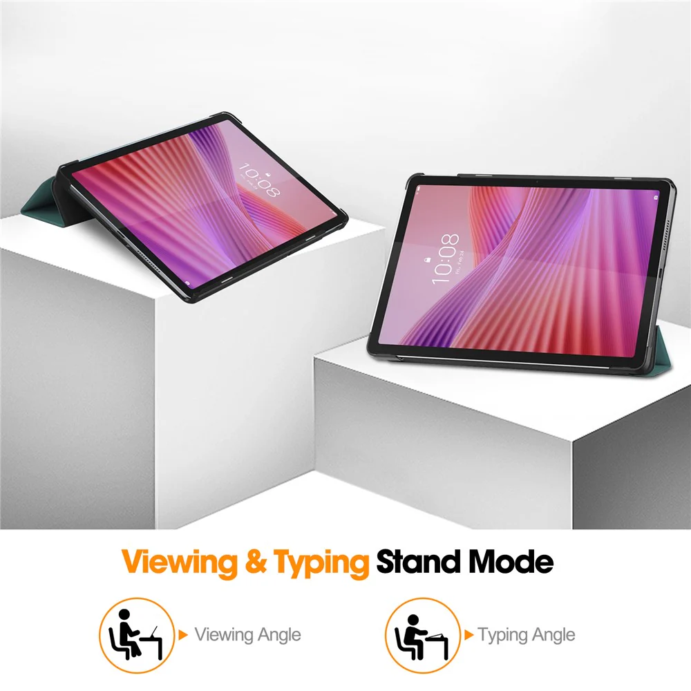For Lenovo Tab TB311FU Case Anti-Drop Leather Stand Tablet Cover - Green - Image 5