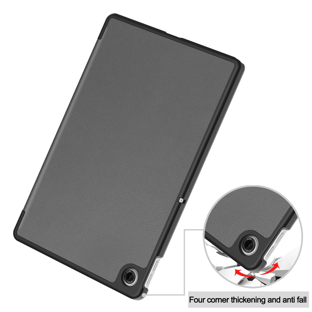 For Lenovo Tab TB311FU Case Anti-Drop Leather Stand Tablet Cover - Grey - Image 7
