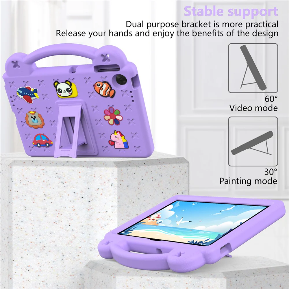 For Lenovo Tab TB311FU Case Kids EVA Tablet Cover - Purple - Image 3