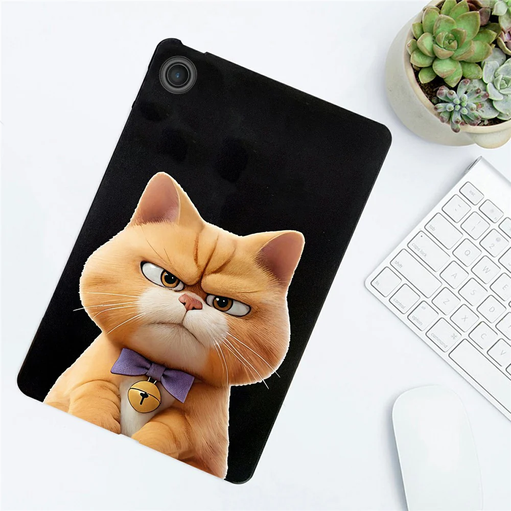 For Lenovo Tab TB311FU Case Pattern Printing Slim TPU Tablet Protective Cover - Garfield Cat - Image 3
