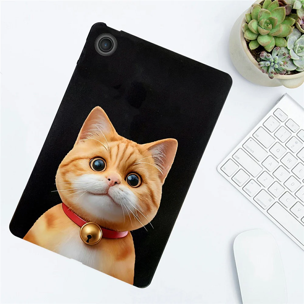 For Lenovo Tab TB311FU Case Pattern Printing Slim TPU Tablet Protective Cover - Shorthair Cat - Image 3