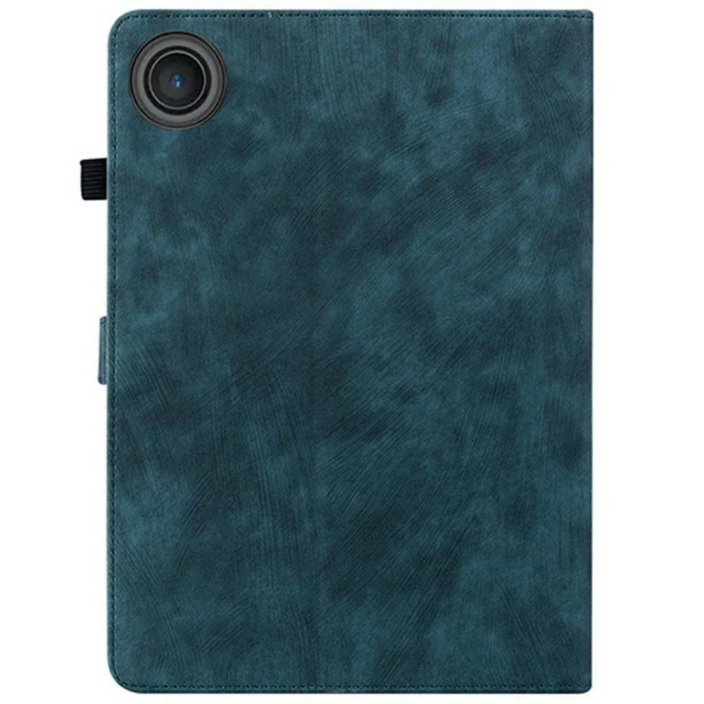 For Lenovo Tab TB311FU Case Tiger Imprint Anti-Scratch PU Leather Tablet Cover - Blue - Image 6
