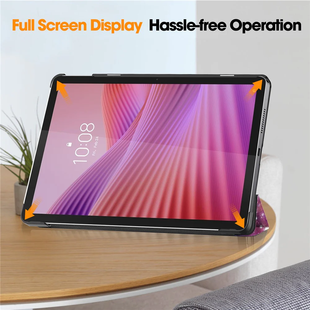 For Lenovo Tab TB311FU Pro Case Pattern Print Leather Stand Tablet Cover - Galaxy - Image 3