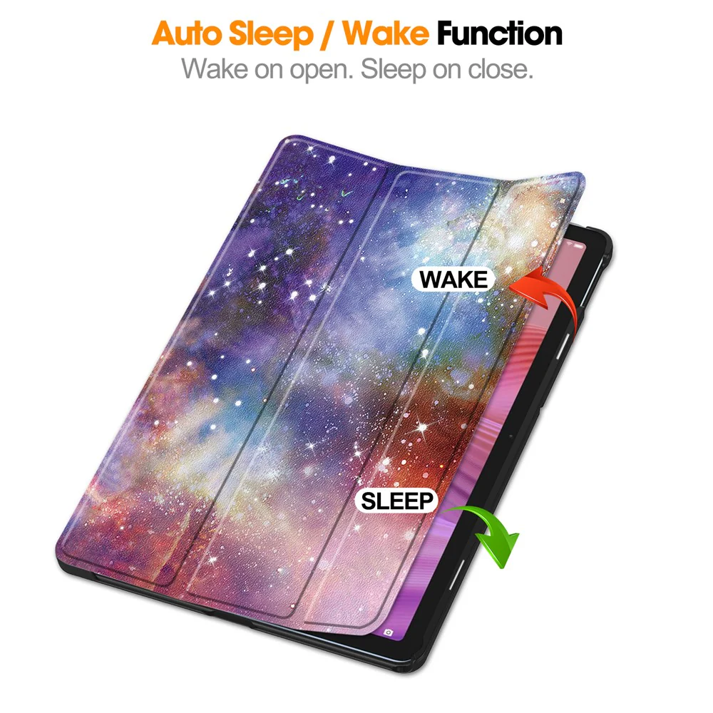 For Lenovo Tab TB311FU Pro Case Pattern Print Leather Stand Tablet Cover - Galaxy - Image 6