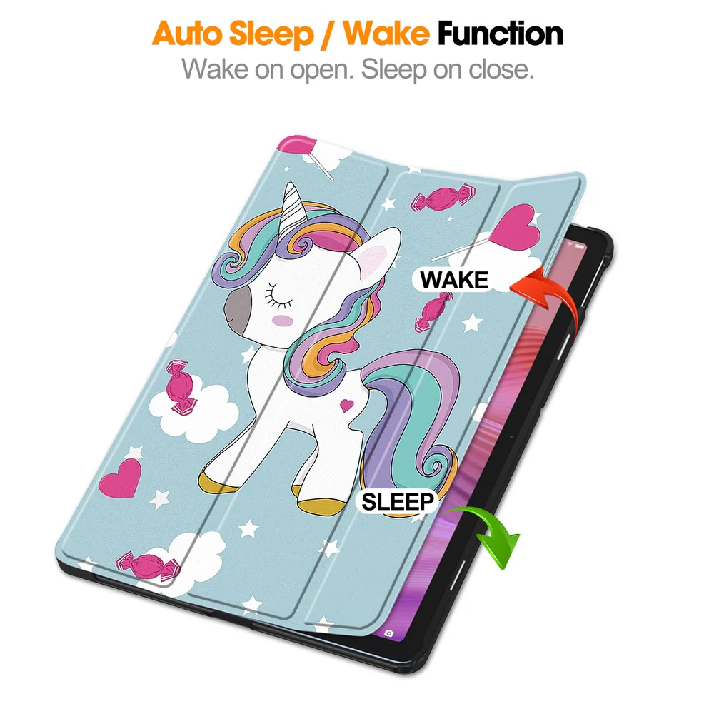 For Lenovo Tab TB311FU Pro Case Pattern Print Leather Stand Tablet Cover - Horse - Image 6