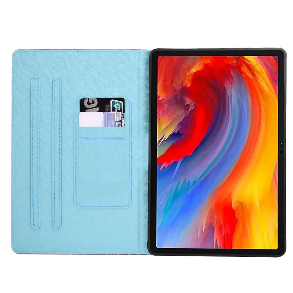 For Lenovo Xiaoxin Pad 11 2025 Case Pattern Printing Leather Tablet Cover with Card Holder - Butterfly - Image 2