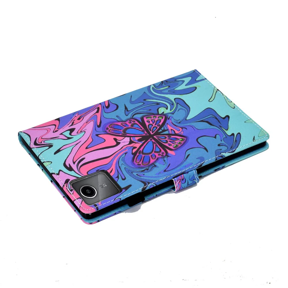 For Lenovo Xiaoxin Pad 11 2025 Case Pattern Printing Leather Tablet Cover with Card Holder - Butterfly - Image 6